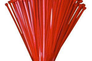 100mm x 2.5mm Red Cable Ties (100Pk)