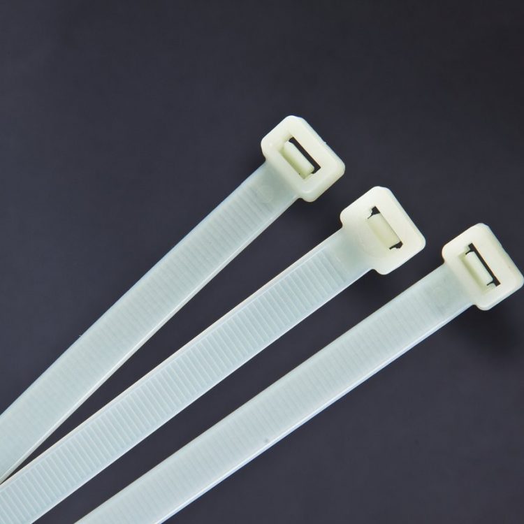 370mm x 4.8mm Natural Cable Ties (100Pk)