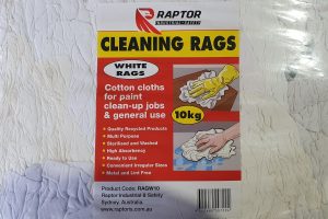 Raptor Rags – 10Kg White Cotton T-Shirt