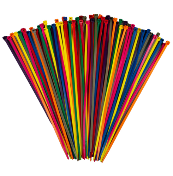 Coloured 100mm x 2.5mm Cable Ties