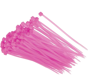 Pink Nylon Cable Ties