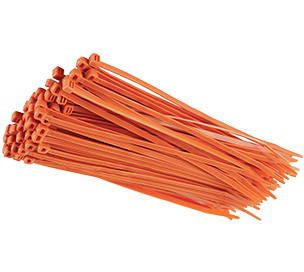 Orange Nylon Cable Ties
