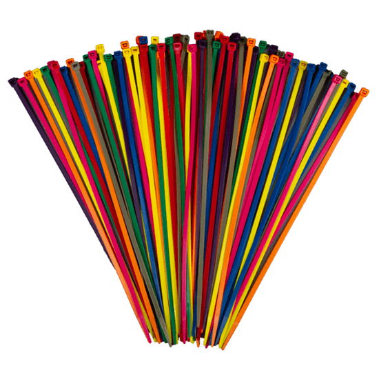 Raptor 100mm x 2.5mm Coloured Cable Ties